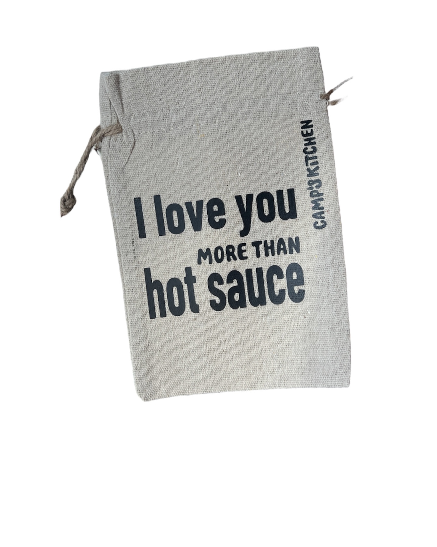 gift pouch I love you more than hot sauce black 1